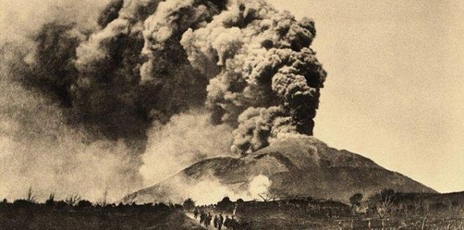 Dalam 15 Menit Kota Pompei Musnah Oleh Letusan Gunung Vesuvius