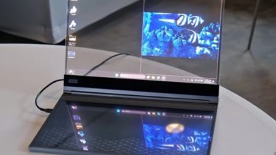 Laptop Transparan Lenovo Hadir di MWC 2024